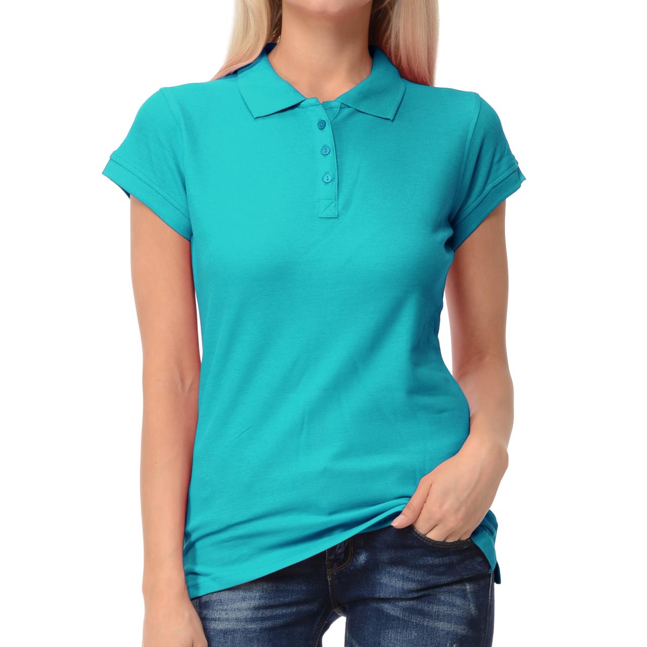 Women's plus size golf polo shirts