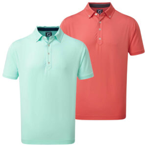 Button down golf polo