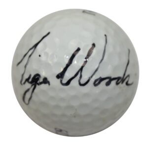 Woods signed tiger golf ball jsa titleist psa dna