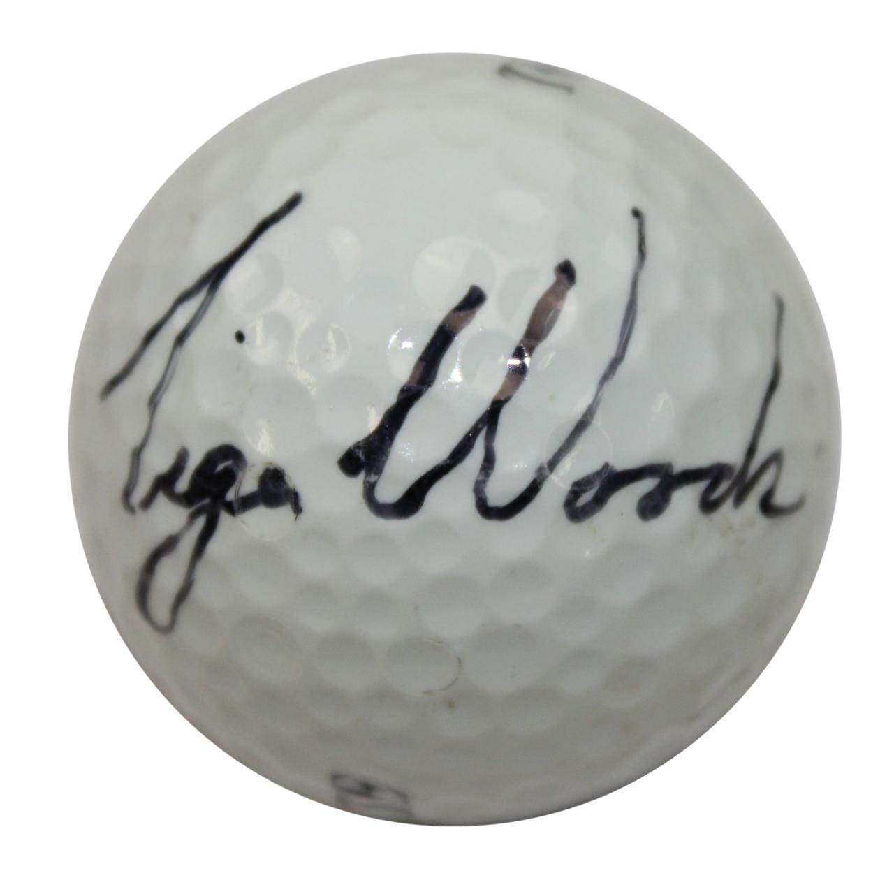 Tiger woods signed golf ball