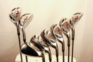 Hybrid iron set golf clubs