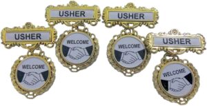 Usher pins