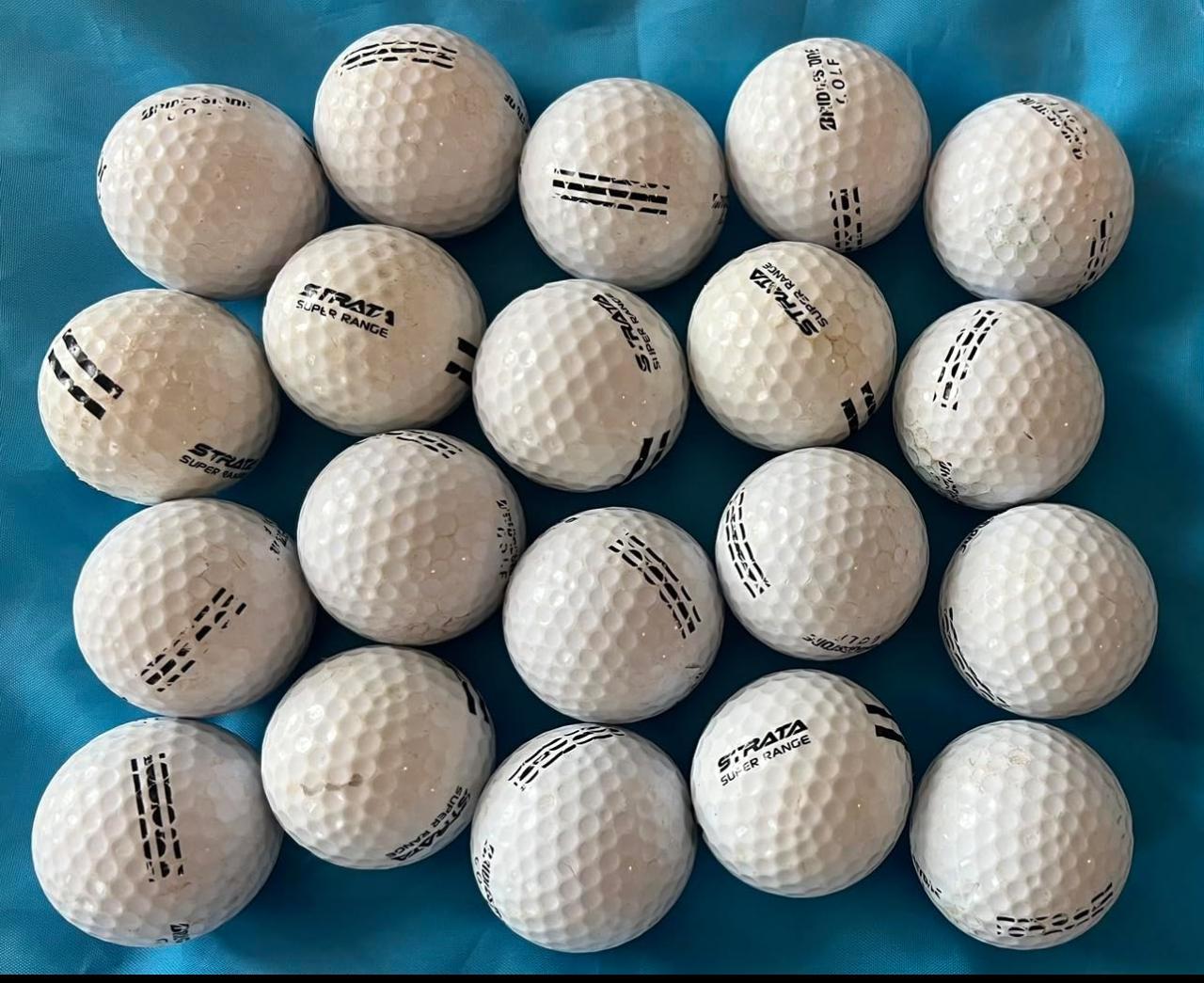 Bulk golf balls used