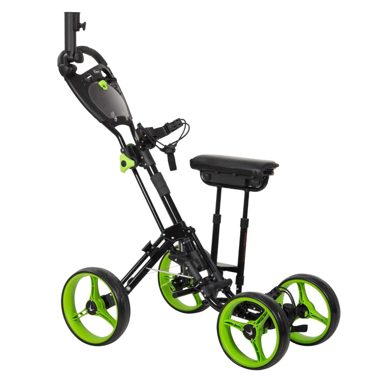 Golf push cart 4 wheel