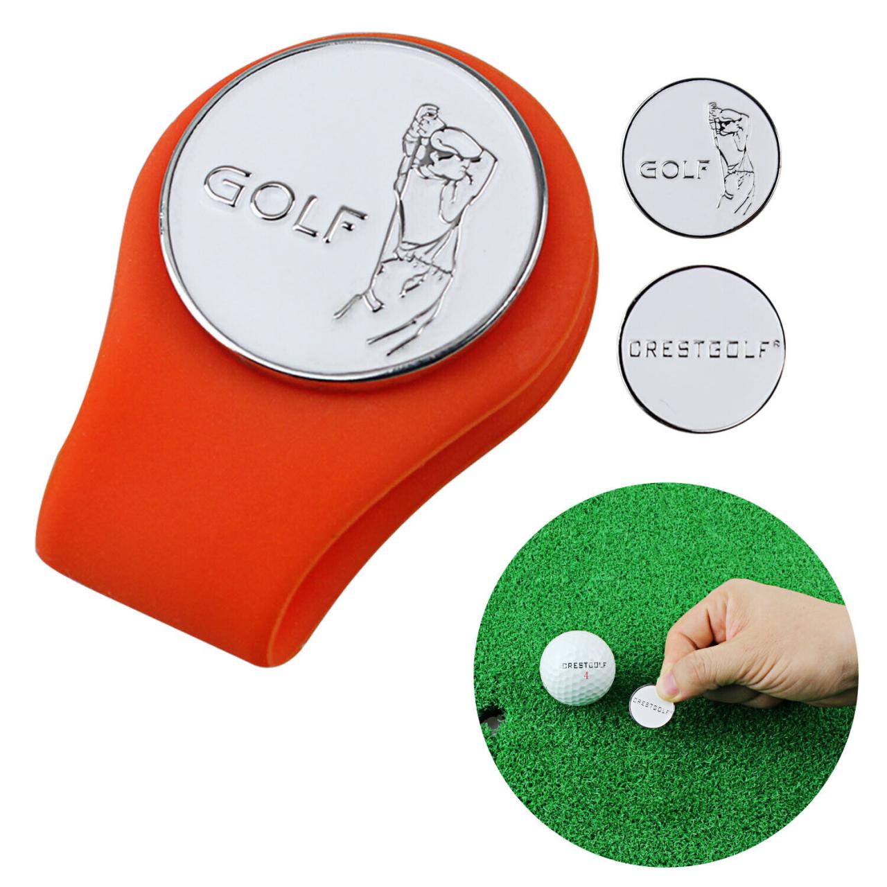 Golf ball marker and hat clip