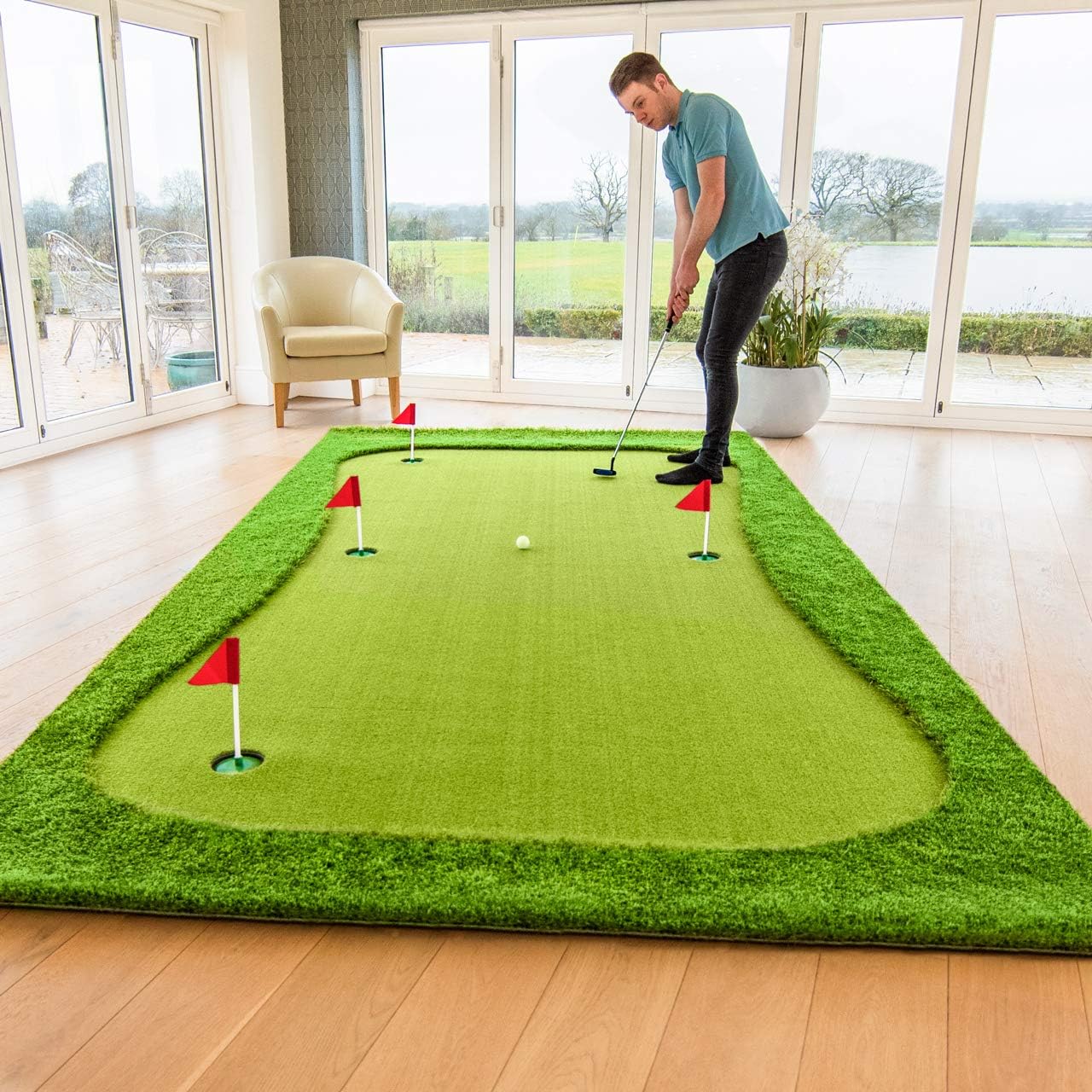 Putting green mats