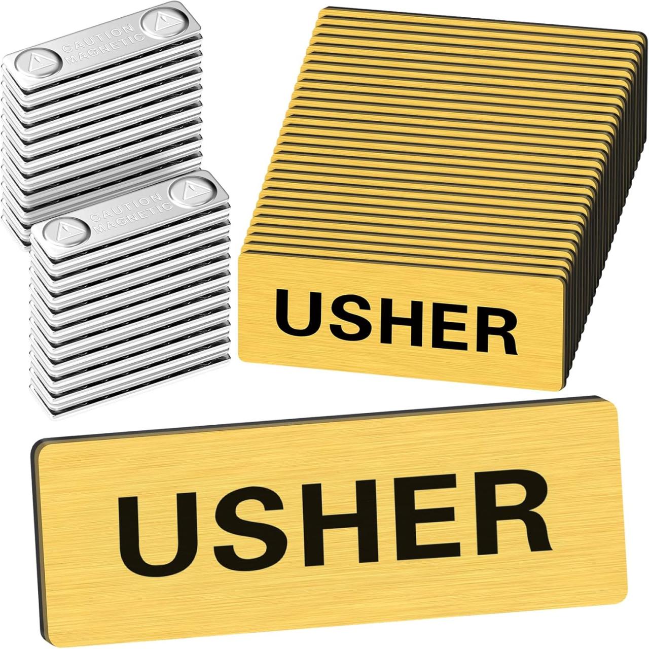 Usher pins