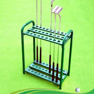 Golf club storage rack