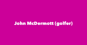 John mcdermott golfer