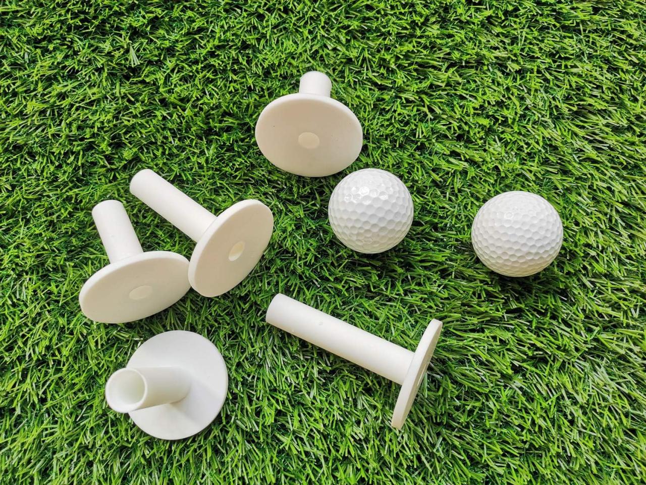 Golf tees rubber