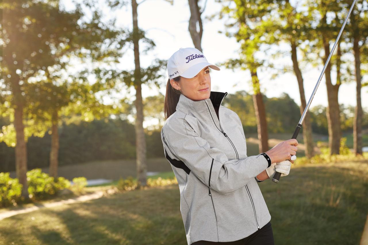 Golf rain gear for women