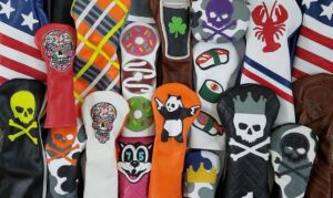 Luxury golf head covers