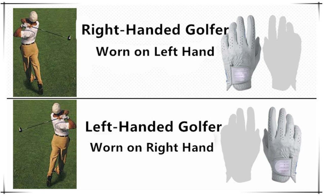 Fingerless golf gloves