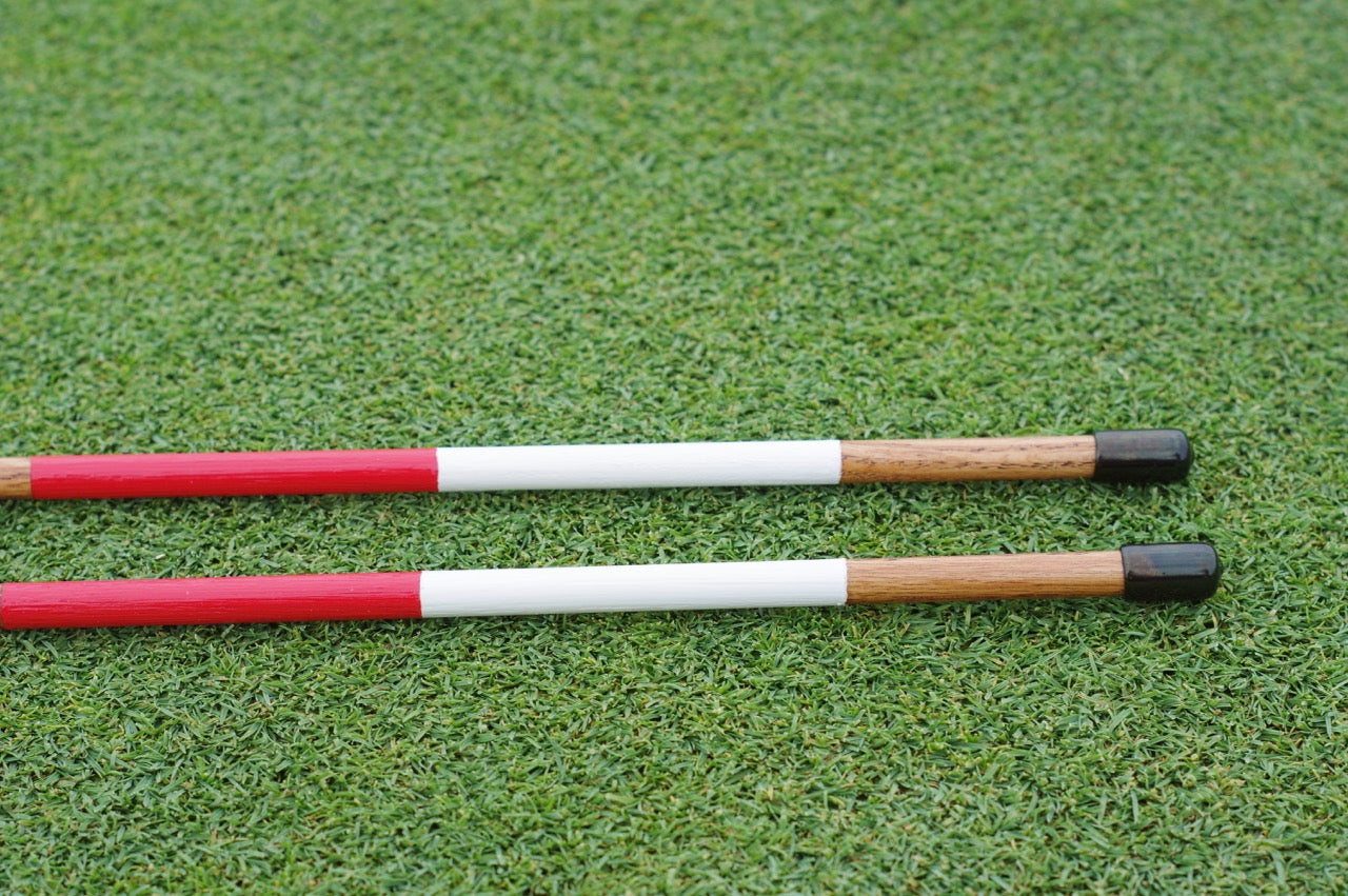 Wooden alignment sticks