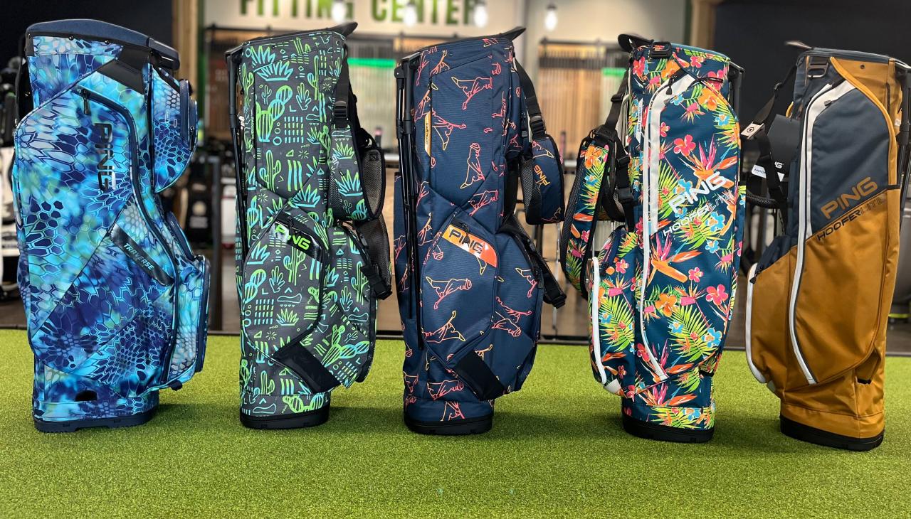 Floral golf bag