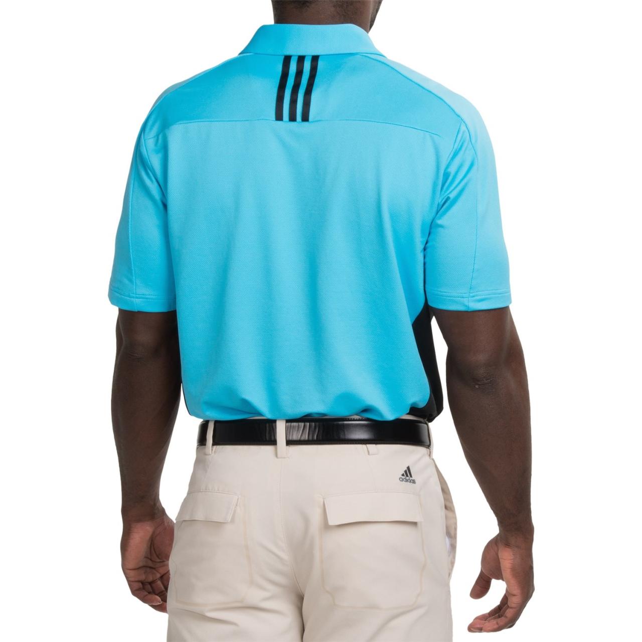 Colorful golf polo shirts