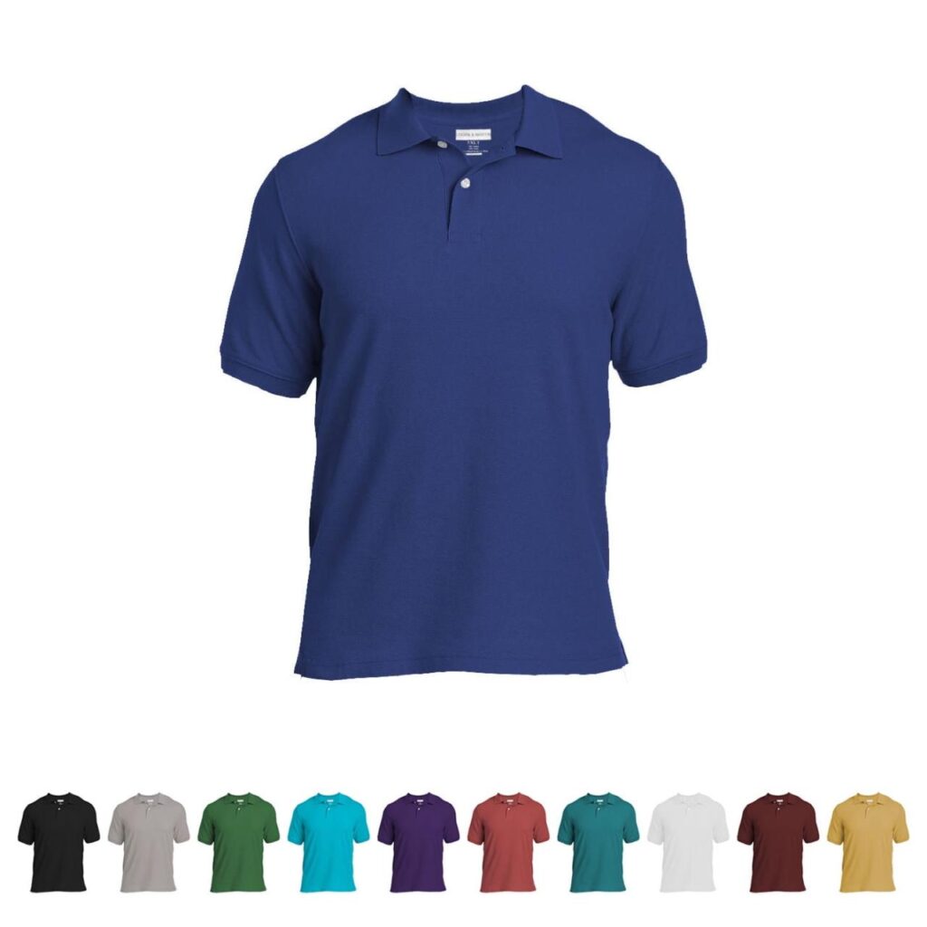 Mens cotton golf shirts