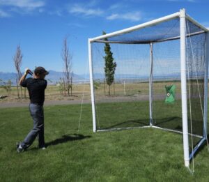 Golf driving nets backyard