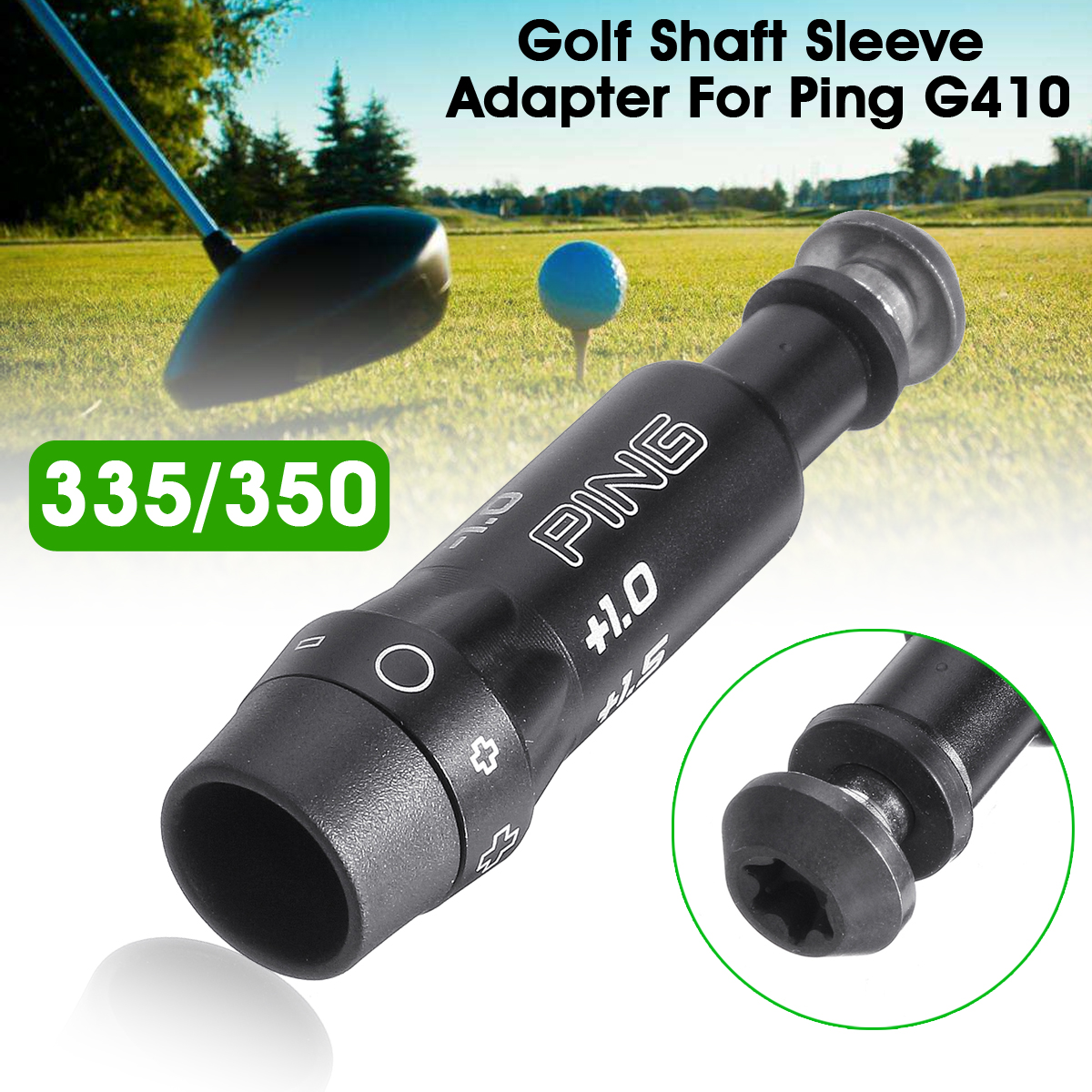 Golf club shaft adapters