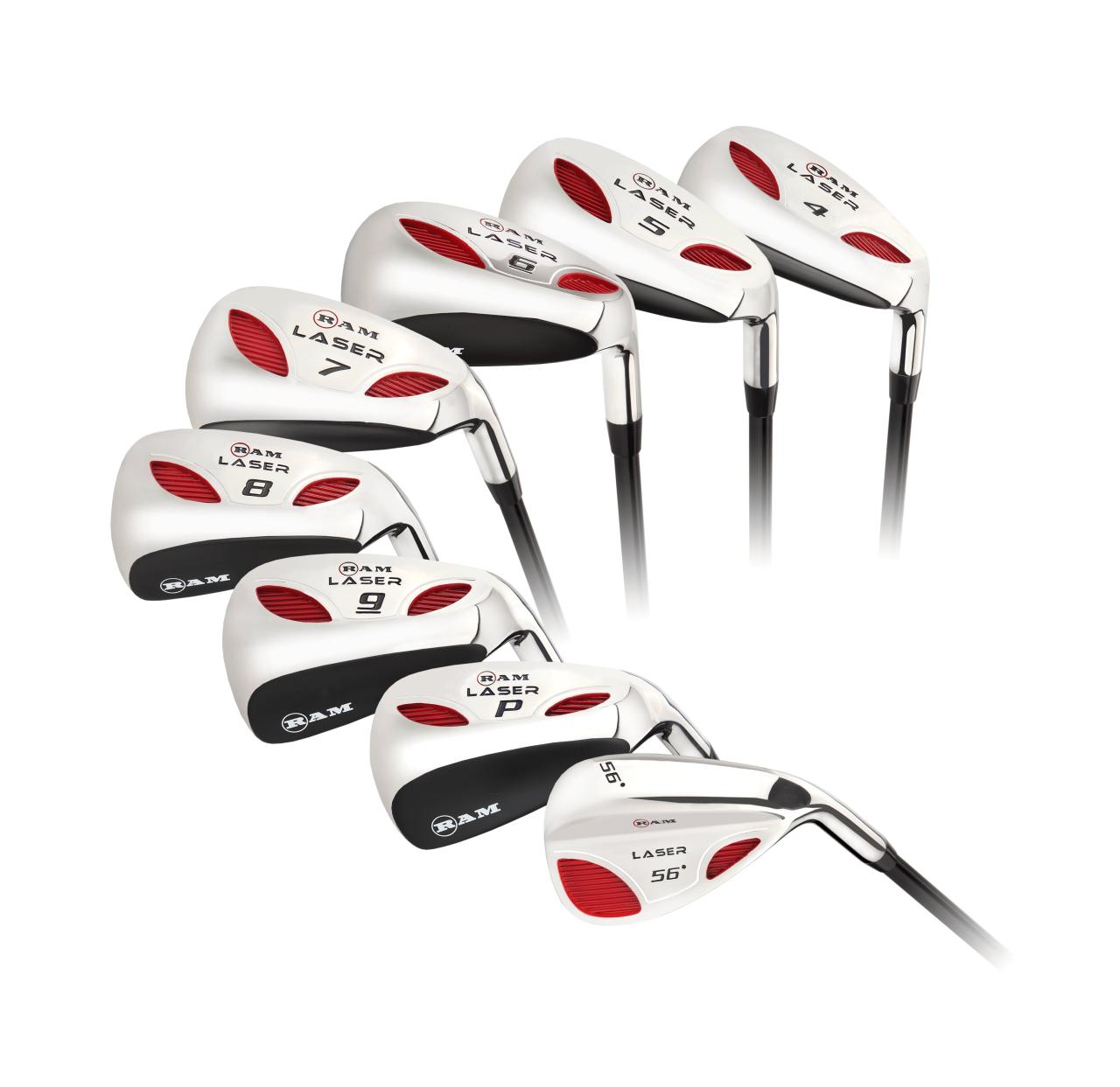 Hybrid iron set golf clubs