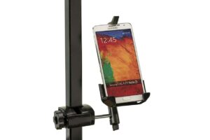 Golf cart mobile phone holder