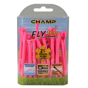 Pink golf tees