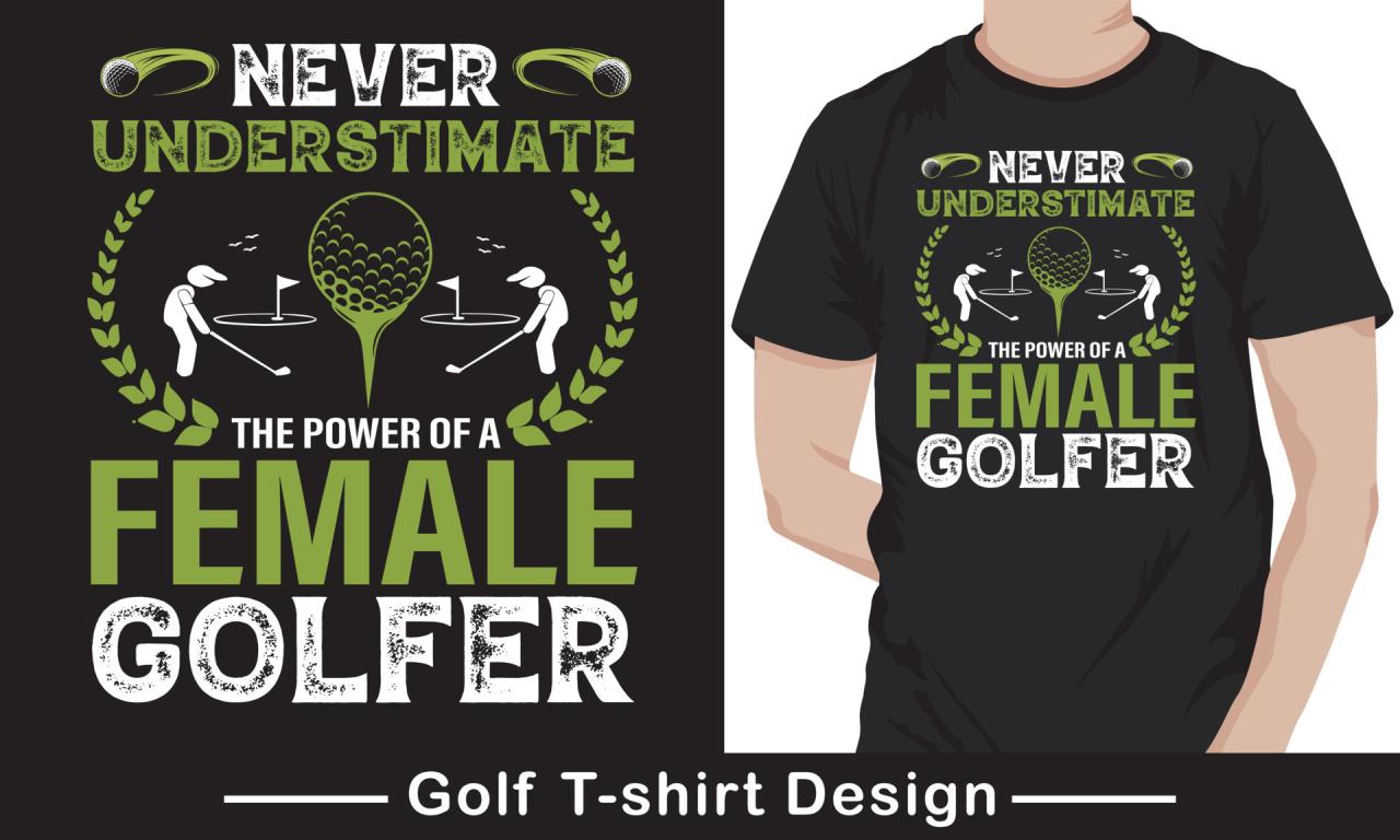 Golf graphic tee shirts