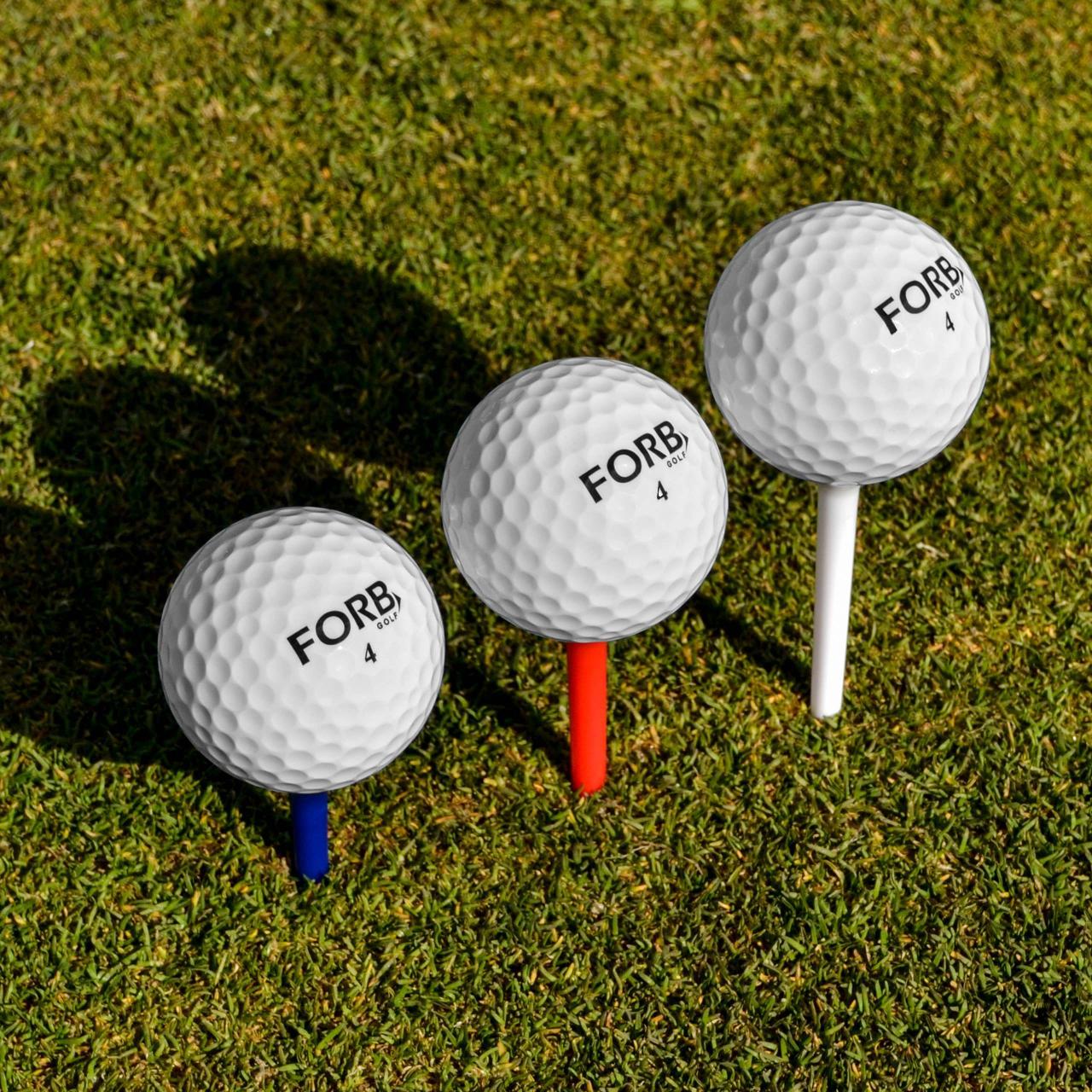 Golf balls tees