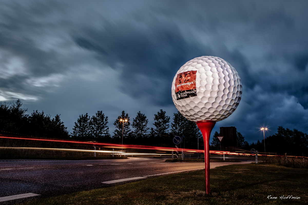 Giant golf ball