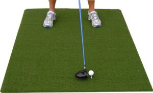 Golf mat tees