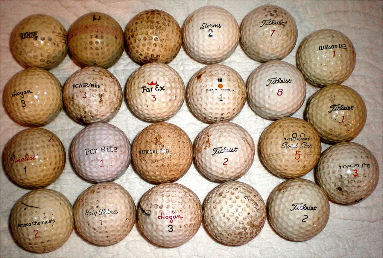 Golf ball vintage