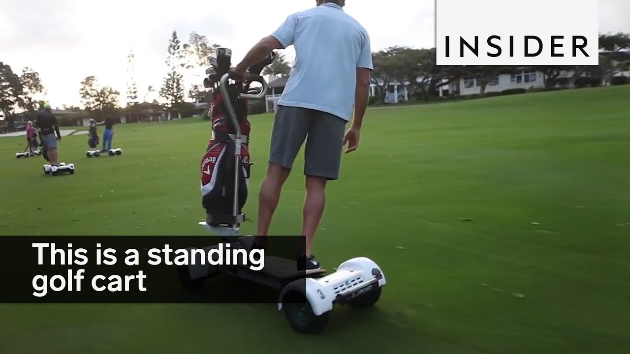 Golf stand up cart