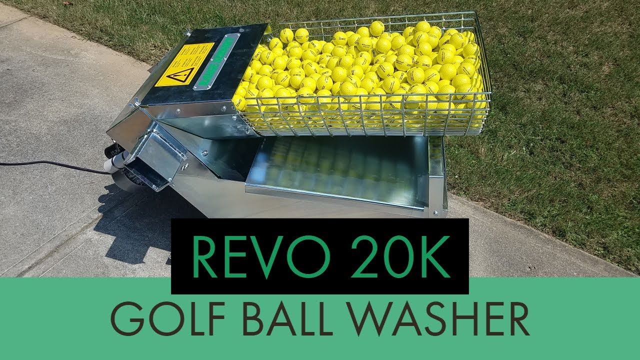 Golf ball washer machine