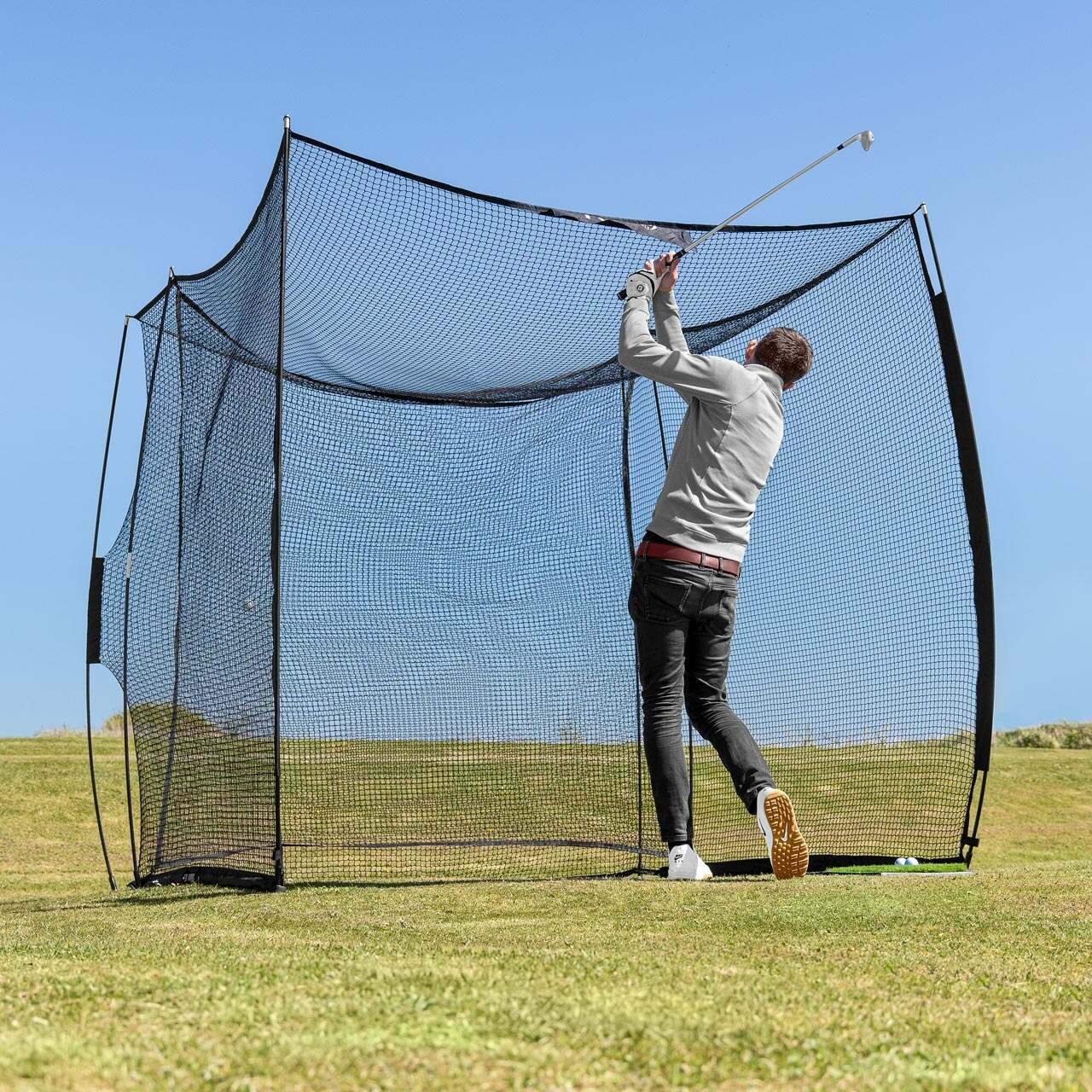 Portable golf net