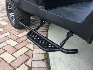 Golf cart running boards