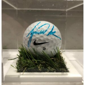 Tiger woods signed golf ball